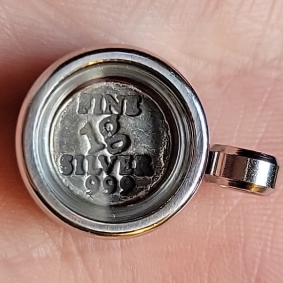 🐝 15mm Solid .999 silver Honey Bee Pendant Handmade Unisex Jewelry Hand Poured - Picture 4 of 6